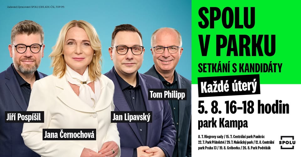 Setkání s kandidáty SPOLU na Kampě