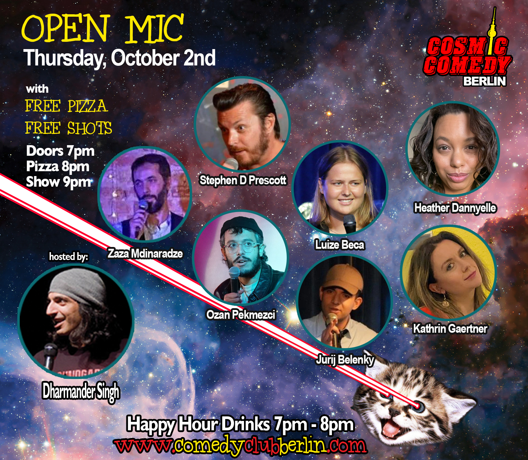 Cosmic Comedy Berlin OPEN-MIC THURSDAY
