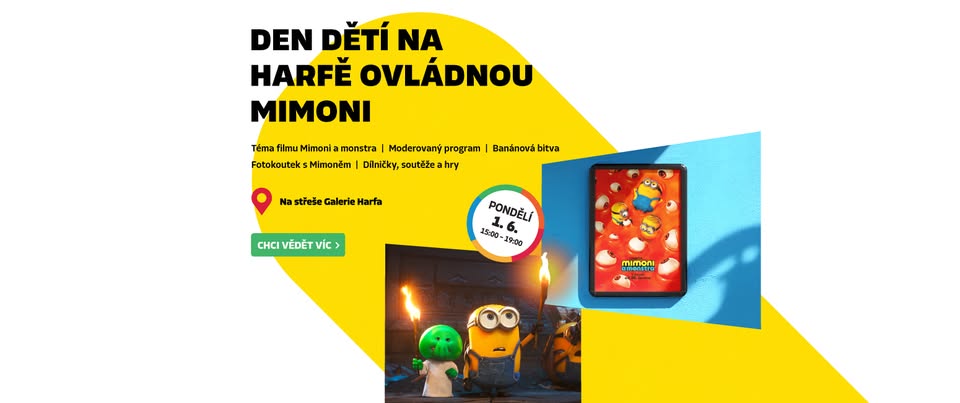 Den dětí na Harfě s Mimoni! 😍