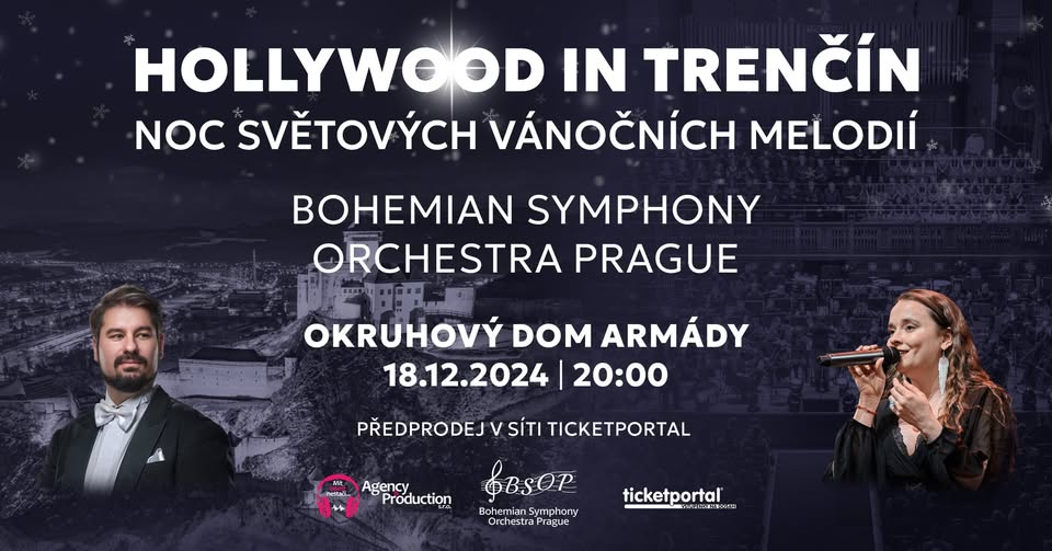 HOLLYWOOD IN TRENČÍN - NOC SVETOVÝCH VIANOČNÝCH MELÓDIÍ