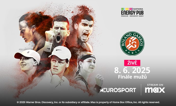 🎾 Finále French Open LIVE v ENERGY PUBu! 🎾