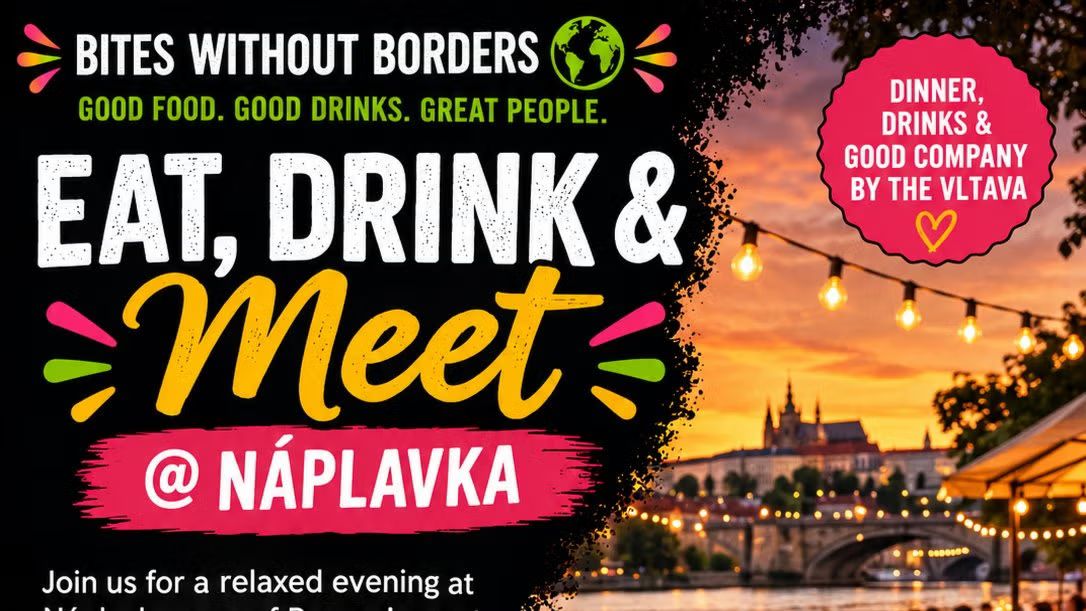 🌍 Eat, Drink & Meet: Náplavka