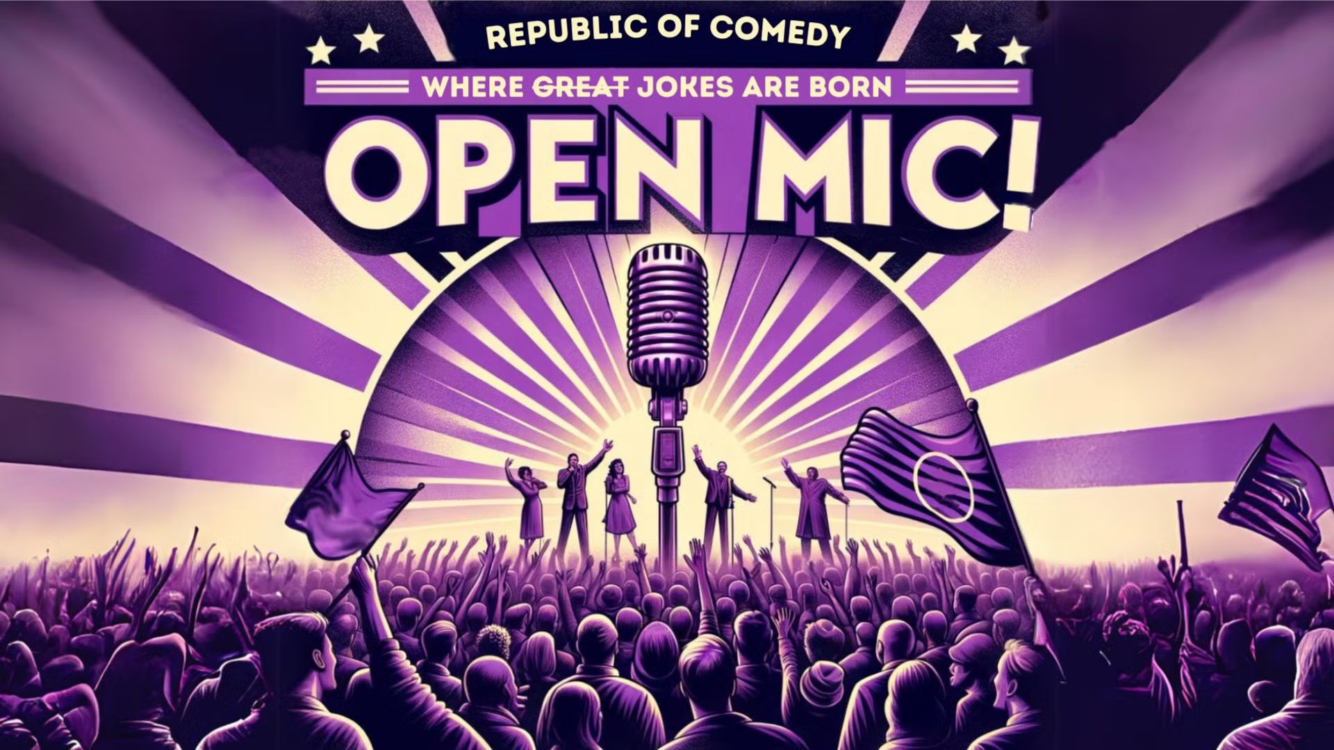 Republic of Comedy OPEN MIC! (Standup in English, free entry)
