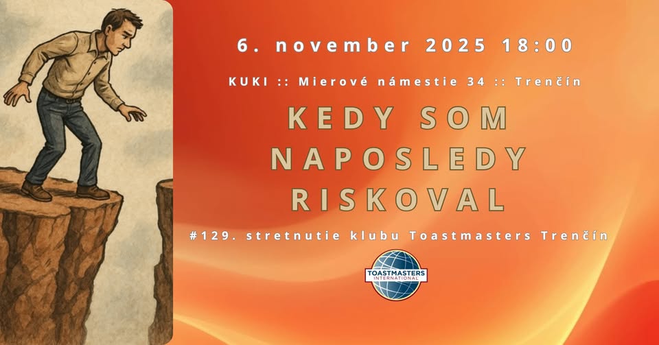 #129. stretnutie klubu Toastmasters Trenčín