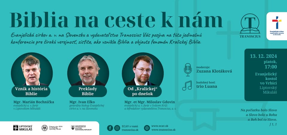 Biblia na ceste k nám
