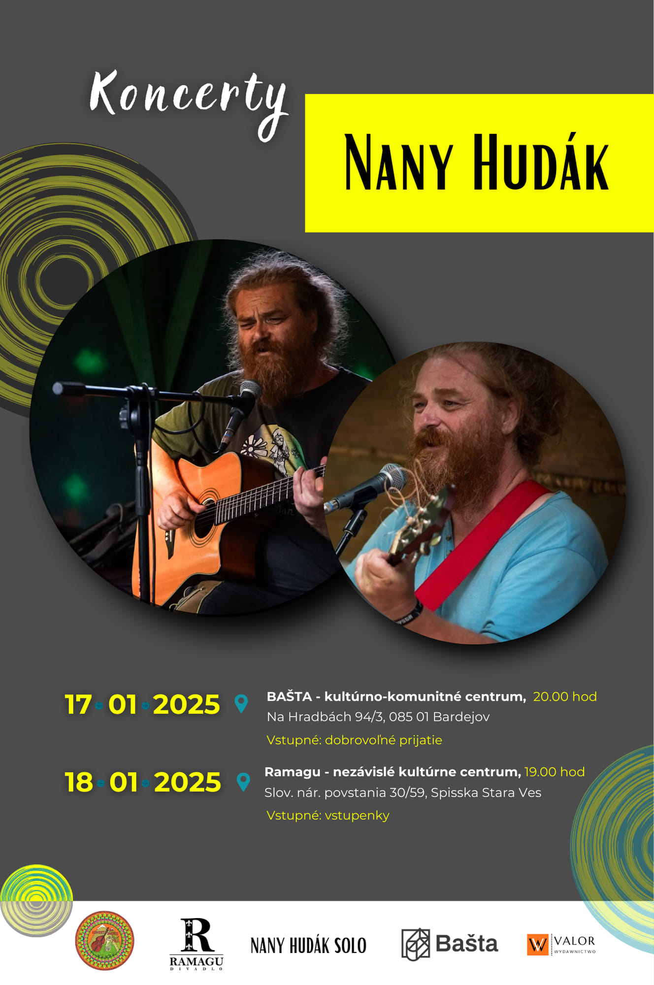 Koncert Nany Hudák w Ramagu - nezávislé kultúrne centrum