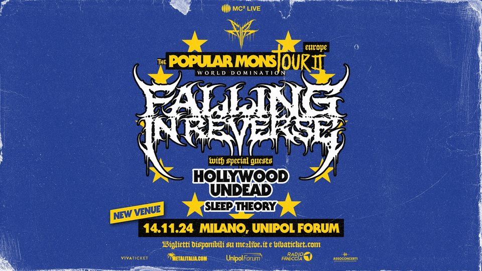 Falling In Reverse | Milano, Unipol Forum