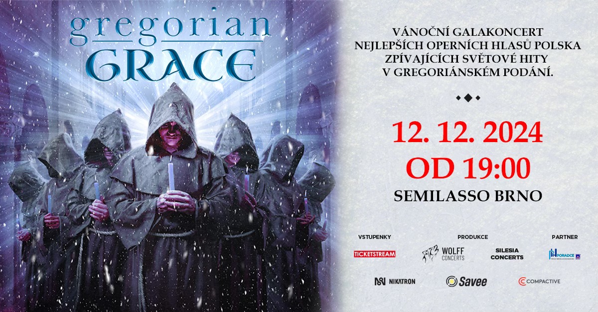 Vánoční galakoncert Gregorian Grace
