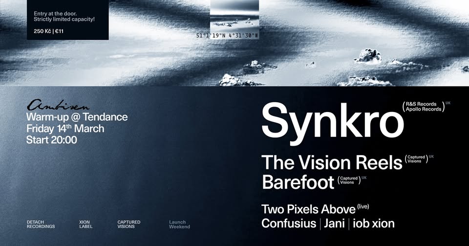 Ambisen Warm-up @ Tendance, w. Synkro (UK), The Vision Reels (UK), Barefoot (UK) & more
