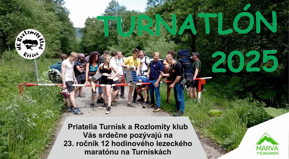 23. ročník -TURŇATLÓN  - 12-hodinový lezecký maratón