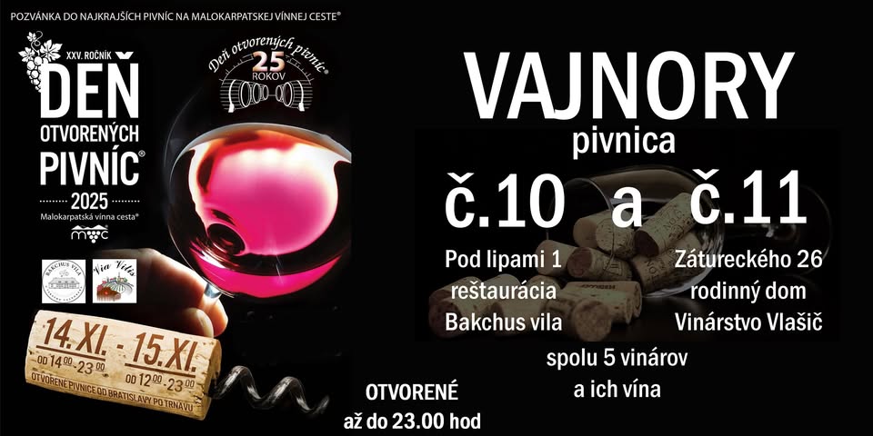 Deň otvorených pivníc 2025