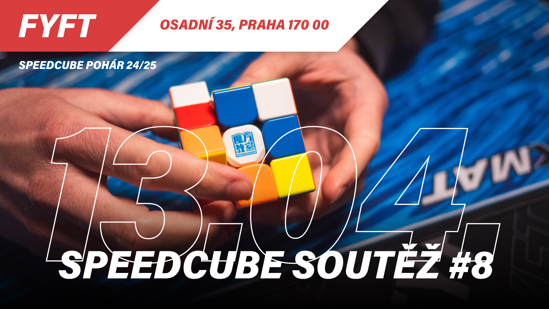 Speedcube soutěž #8 24/25 FYFT Praha