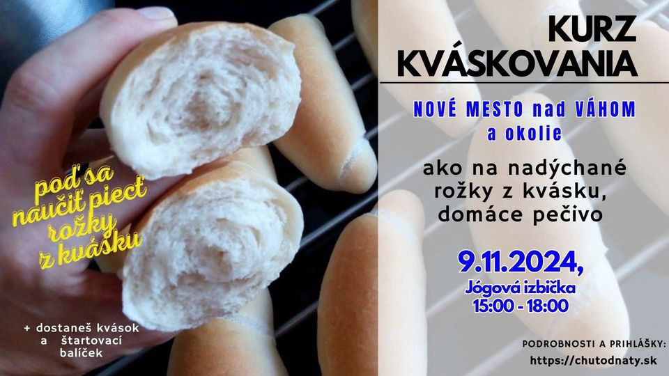 Kurz nadýchané rožky/pečivo z kvásku
