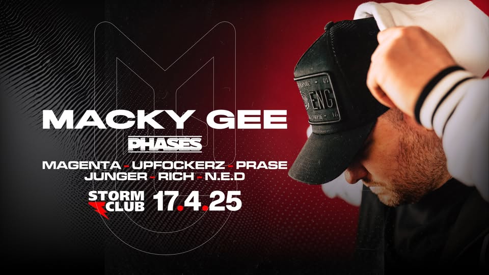 MACKY GEE /UK/ | 17.4.25 | Další den je STÁTNÍ SVÁTEK | Storm Club Prague