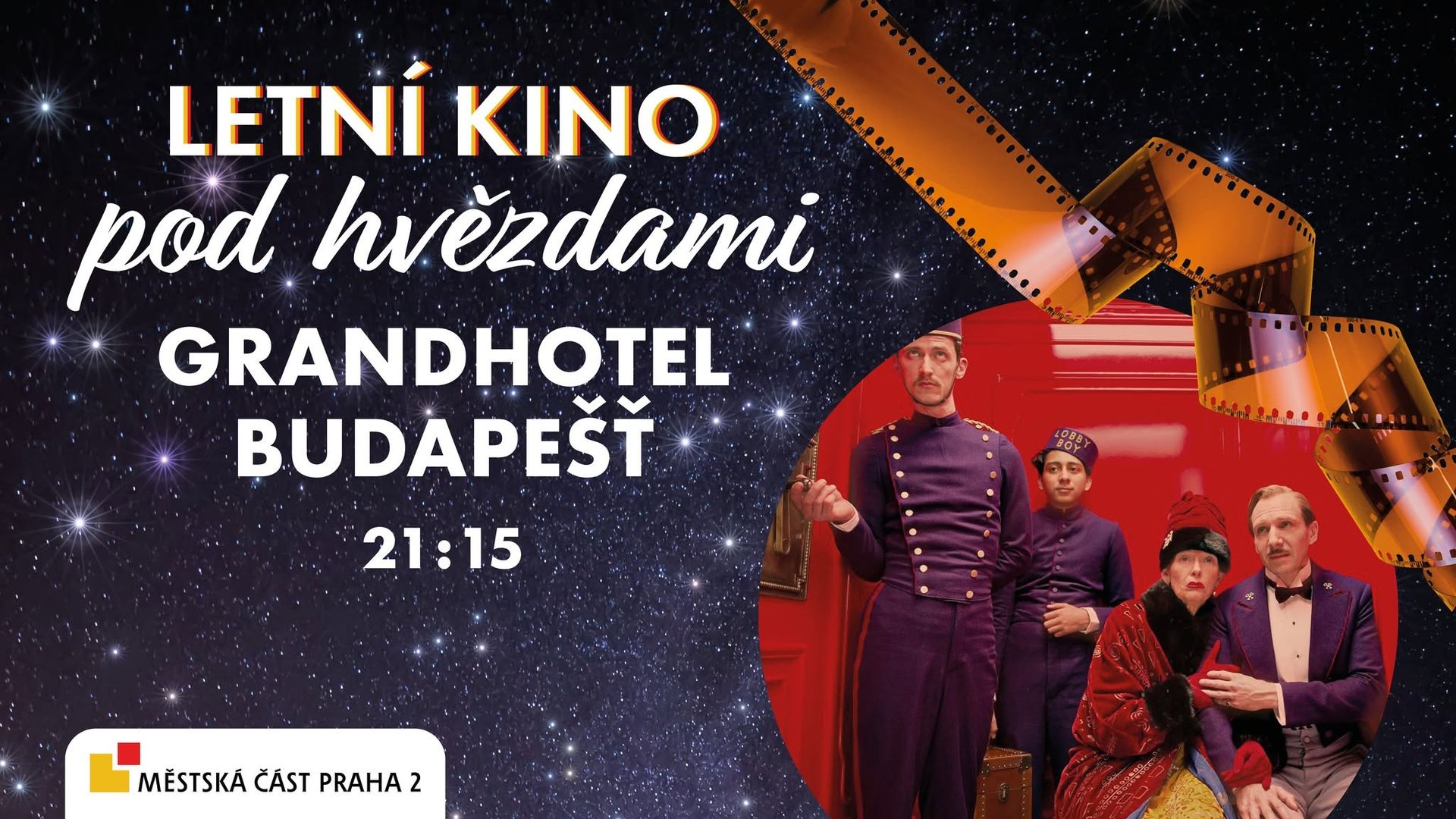 Letní kino pod hvězdami 2026: Grandhotel Budapešť