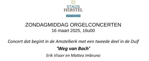 Wandelconcert van de Amstelkerk naar De Duif