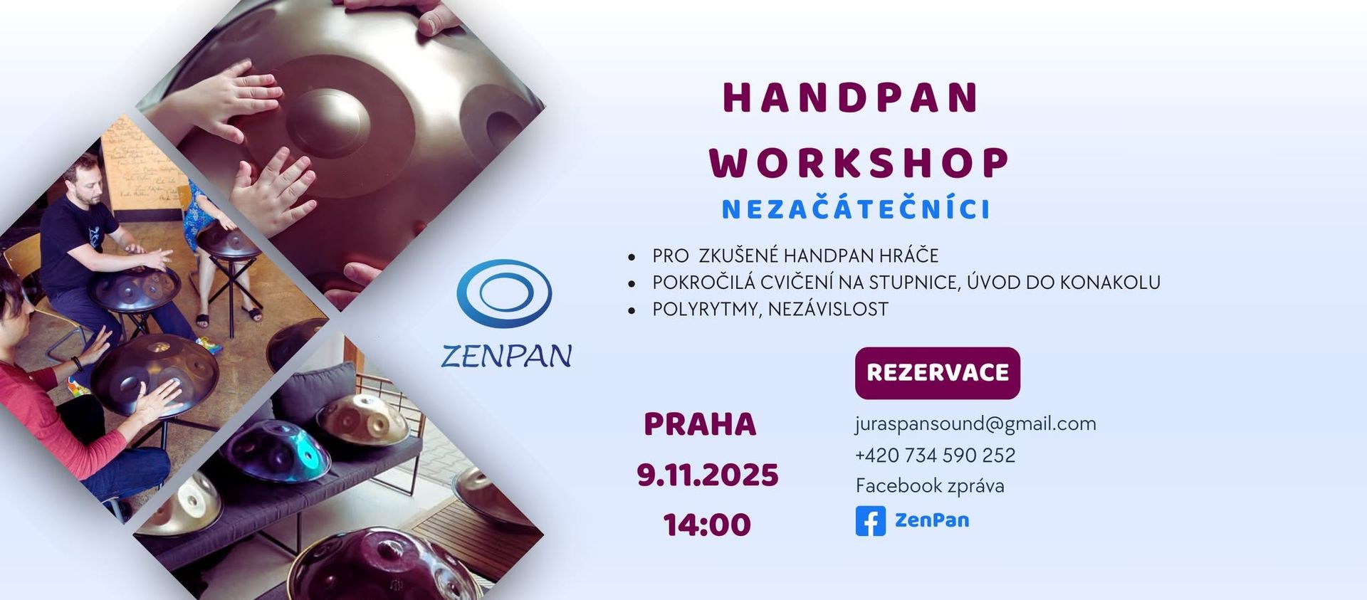 Handpan workshop Praha - Nezačátečníci
