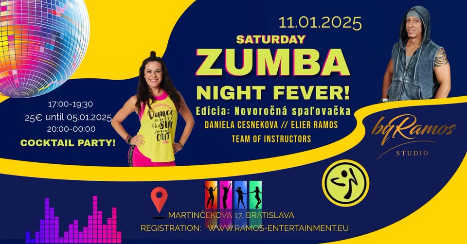Horúčka sobotňajšej ZUMBA noci !!!