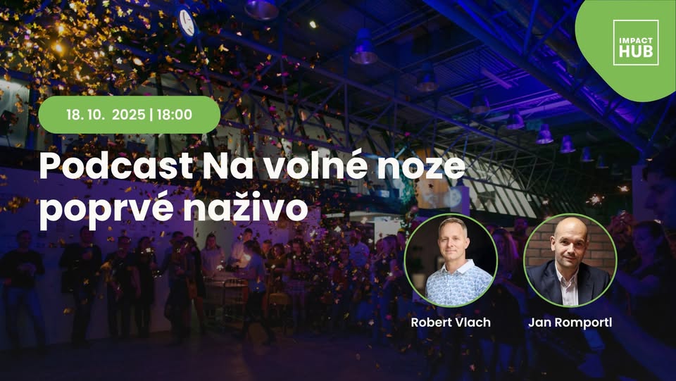 🎙️ Podcast Na volné noze poprvé naživo!