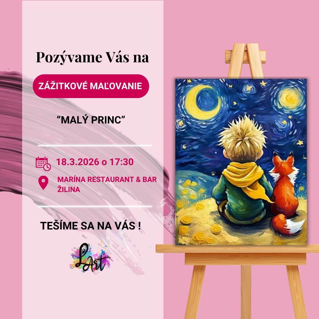 Zážitkové maľovanie- Malý princ