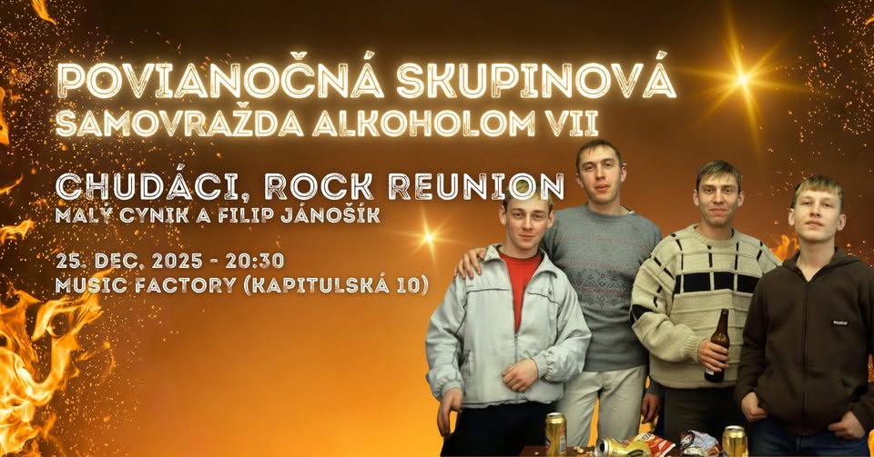 Povianočná skupinová samovražda VII. Rock Reunion, Chudáci, Protest-songy za Slovensko, Blind disco