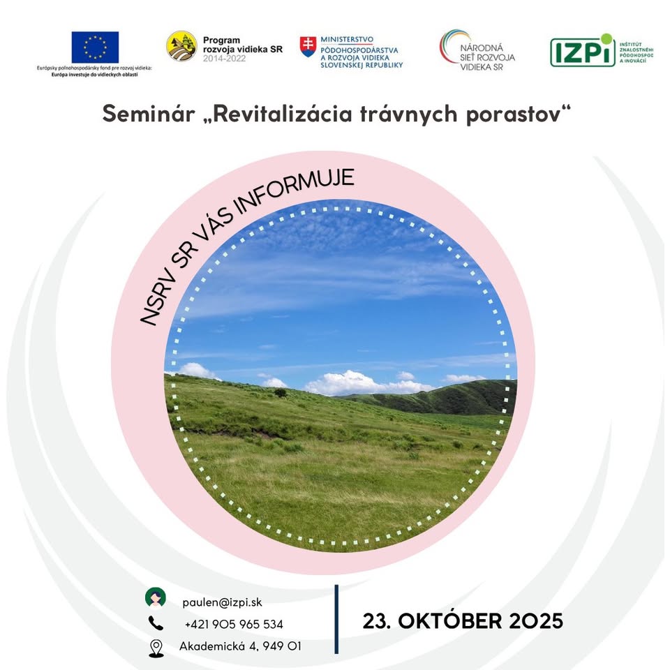 Seminár „Revitalizácia trávnych porastov“
