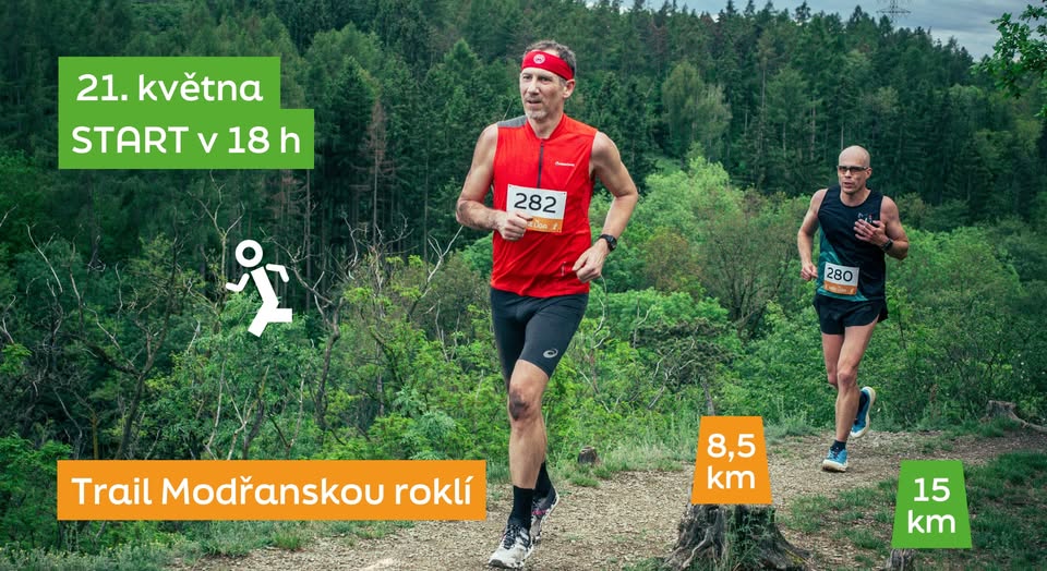 Trail Modřanskou roklí VAŠÍ LIGY 2025