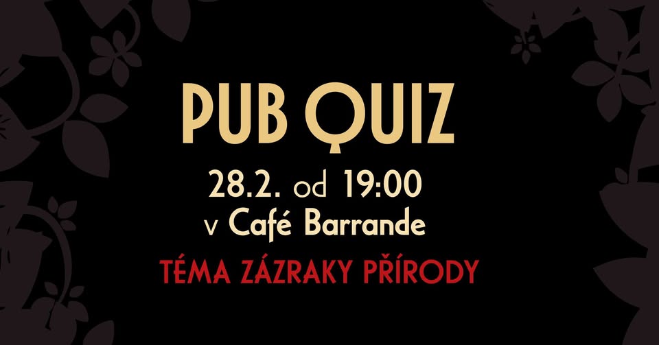 Pub quiz #02 Zázraky přírody