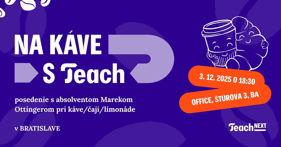 Na káve s TEACH v Bratislave