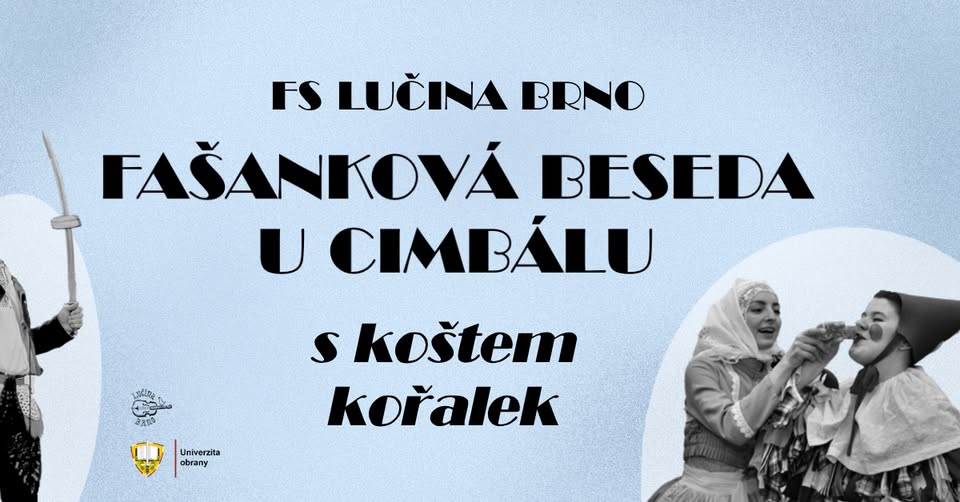 Fašanková beseda u cimbálu s koštem kořalek