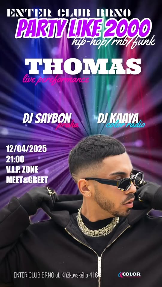 Party Like 2000 w/ Thomas & Hip Hop Djs - 12.4.2025