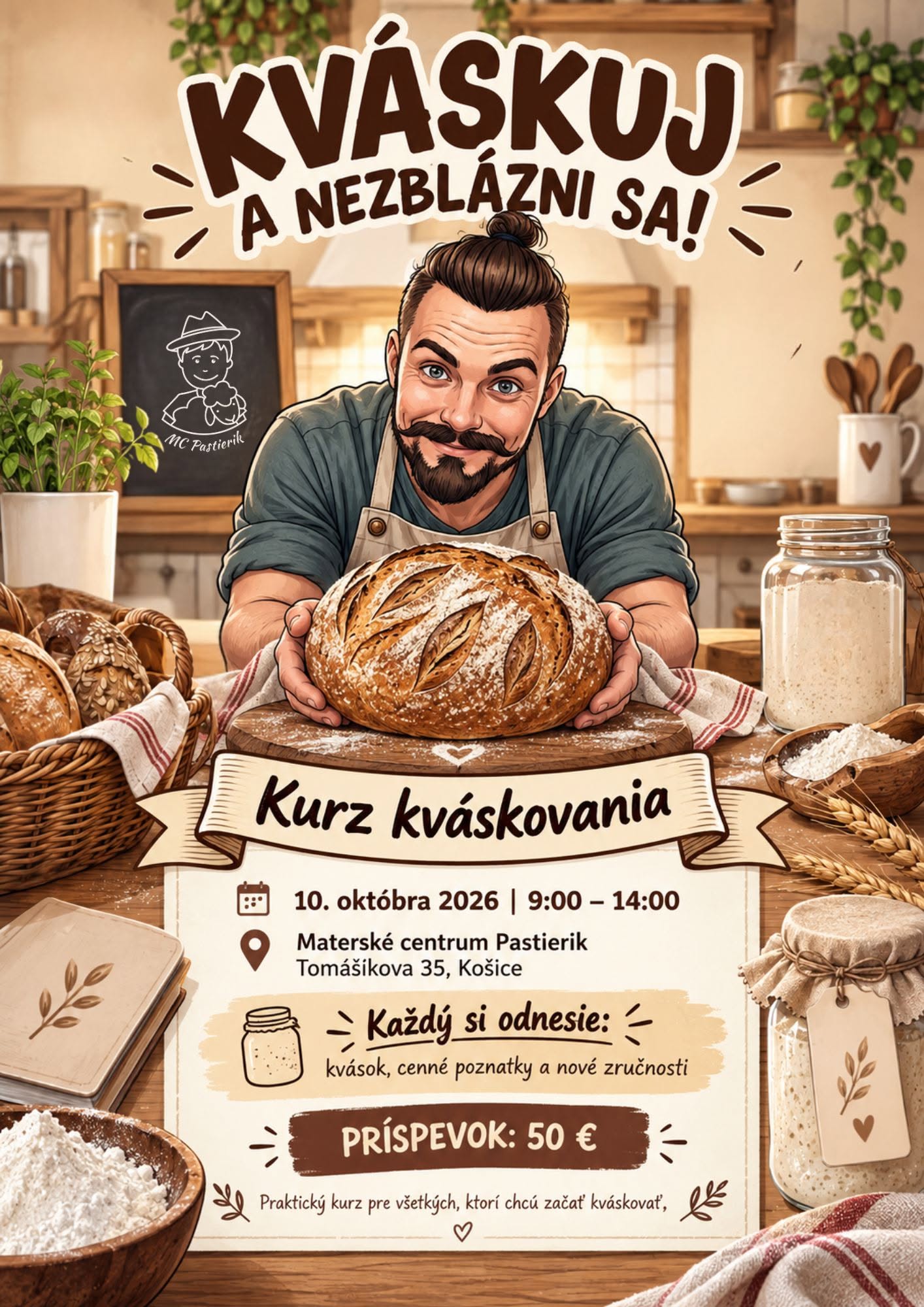 Kváskuj a nezblázni sa! | Kurz kváskovania 🍞