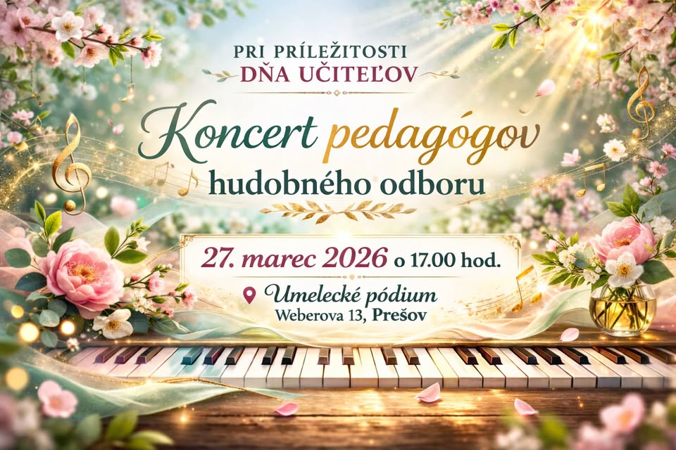Koncert pedagógov hudobného odboru
