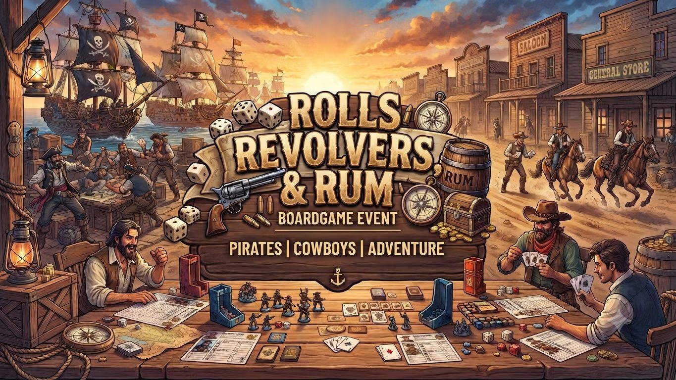 Pirate & Cowboy Themed Boardgame Event