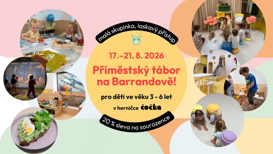 Příměstský tábor pro děti 3-6 let na Barrandově v herničce Čočka