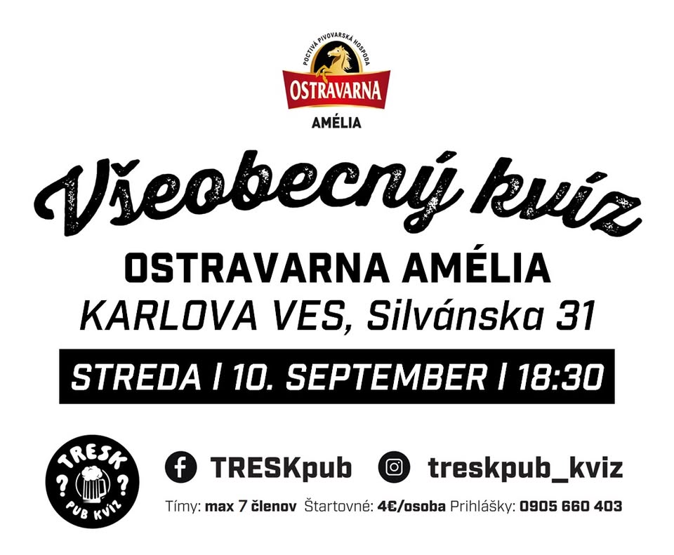 BA (Karlova Ves) - Ostravarna Amélia kvíz