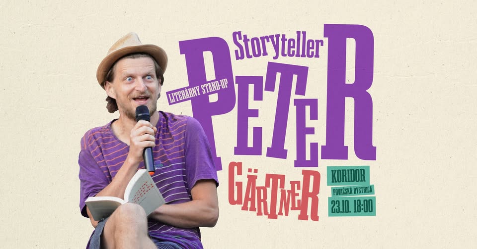 Literárny stand-up | Storyteller Peter Gärtner