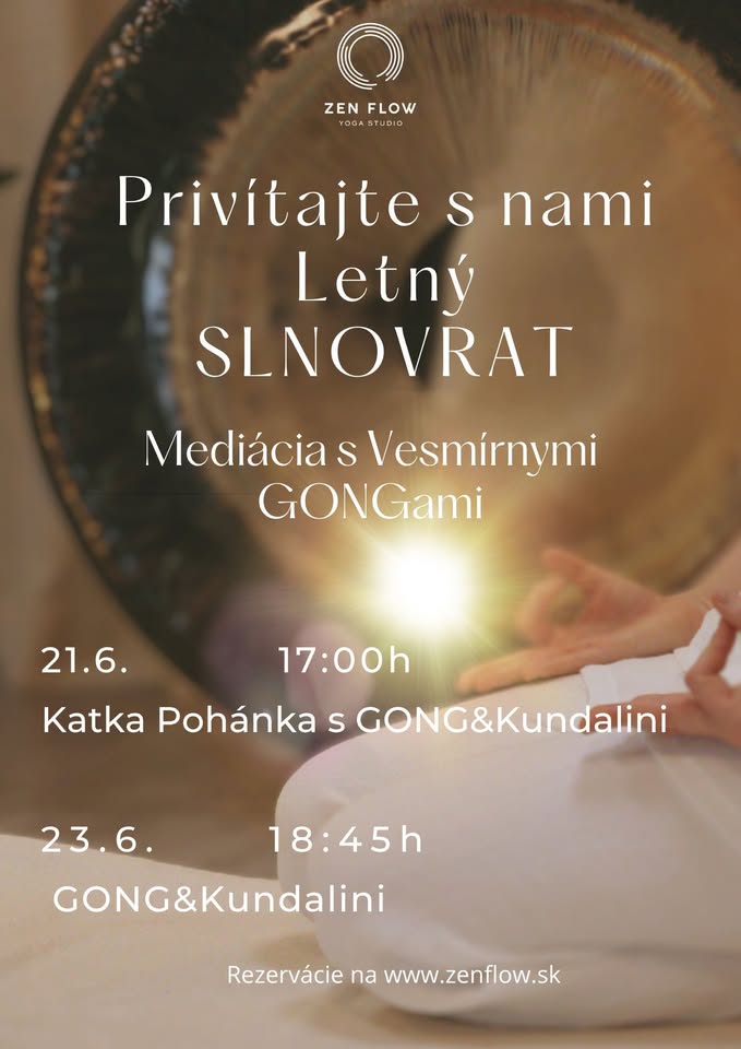 Magický dátum energetická meditácia -Letný Slnovrat & Vesmírne gongy