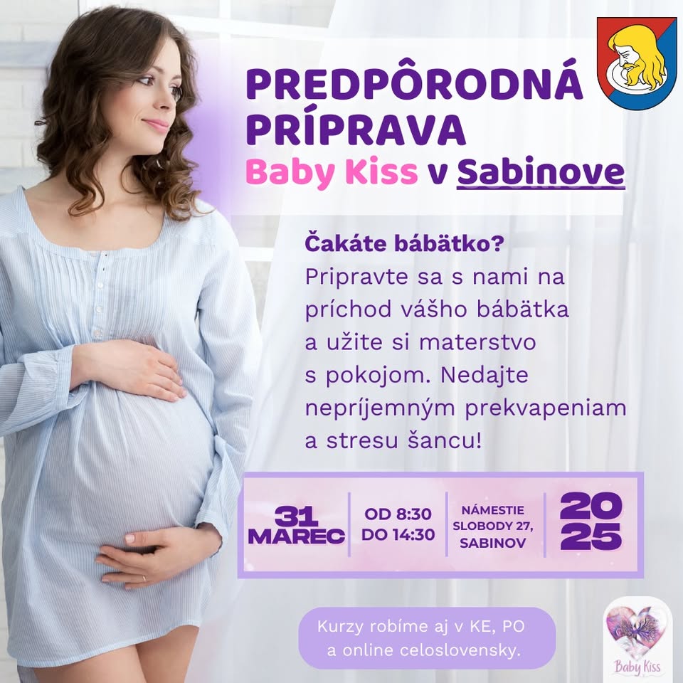 Predpôrodná príprava Baby Kiss v SABINOVE