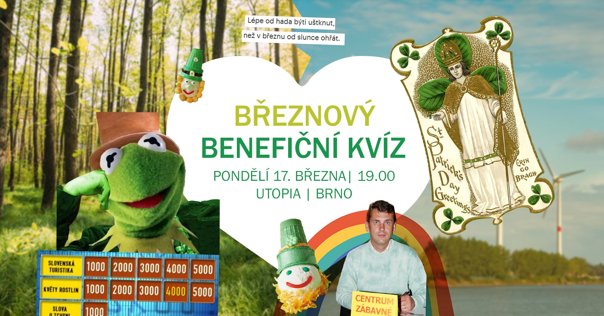 Březnový benefiční kvíz Hnutí DUHA