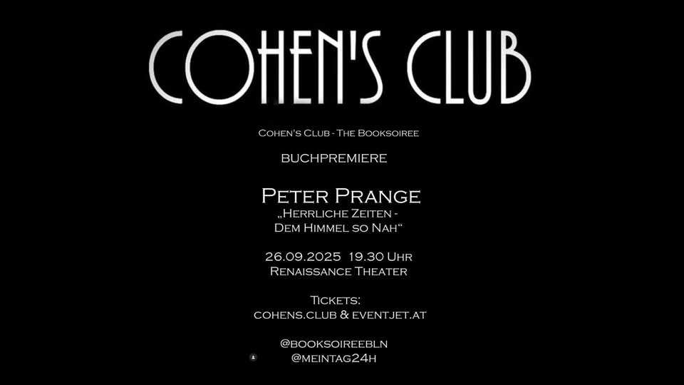 Cohen's Club - the booksoiree