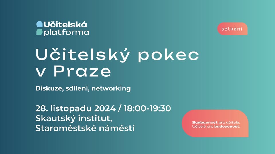 Učitelský pokec v Praze