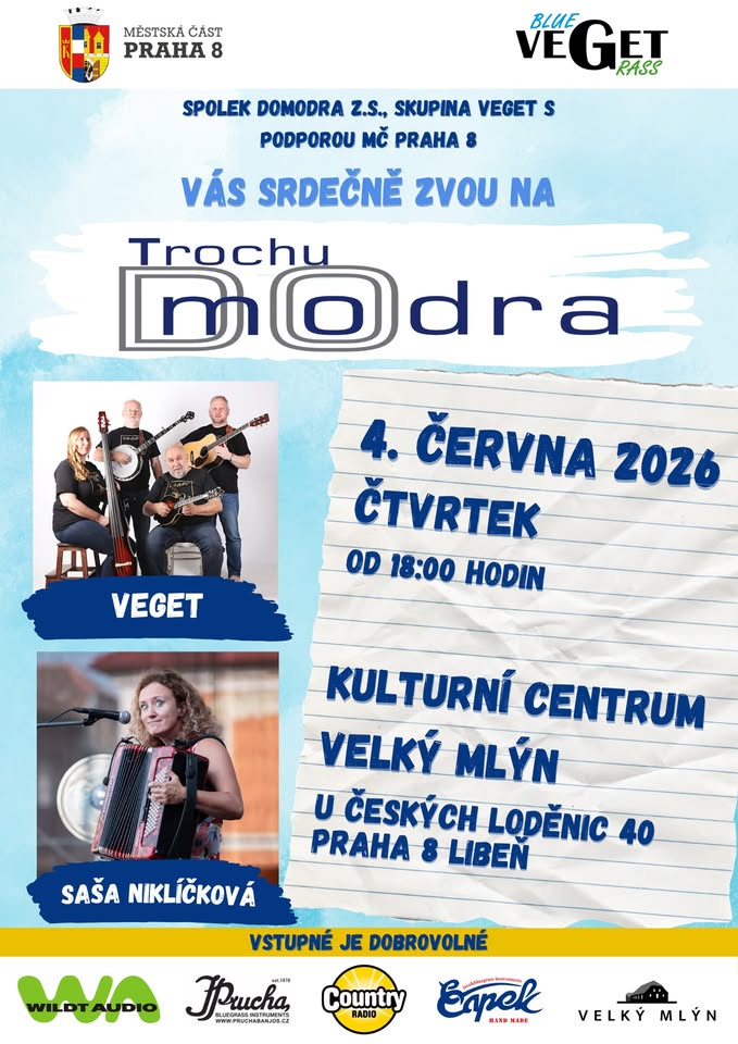 Saša Niklíčková hostem kapely Veget !