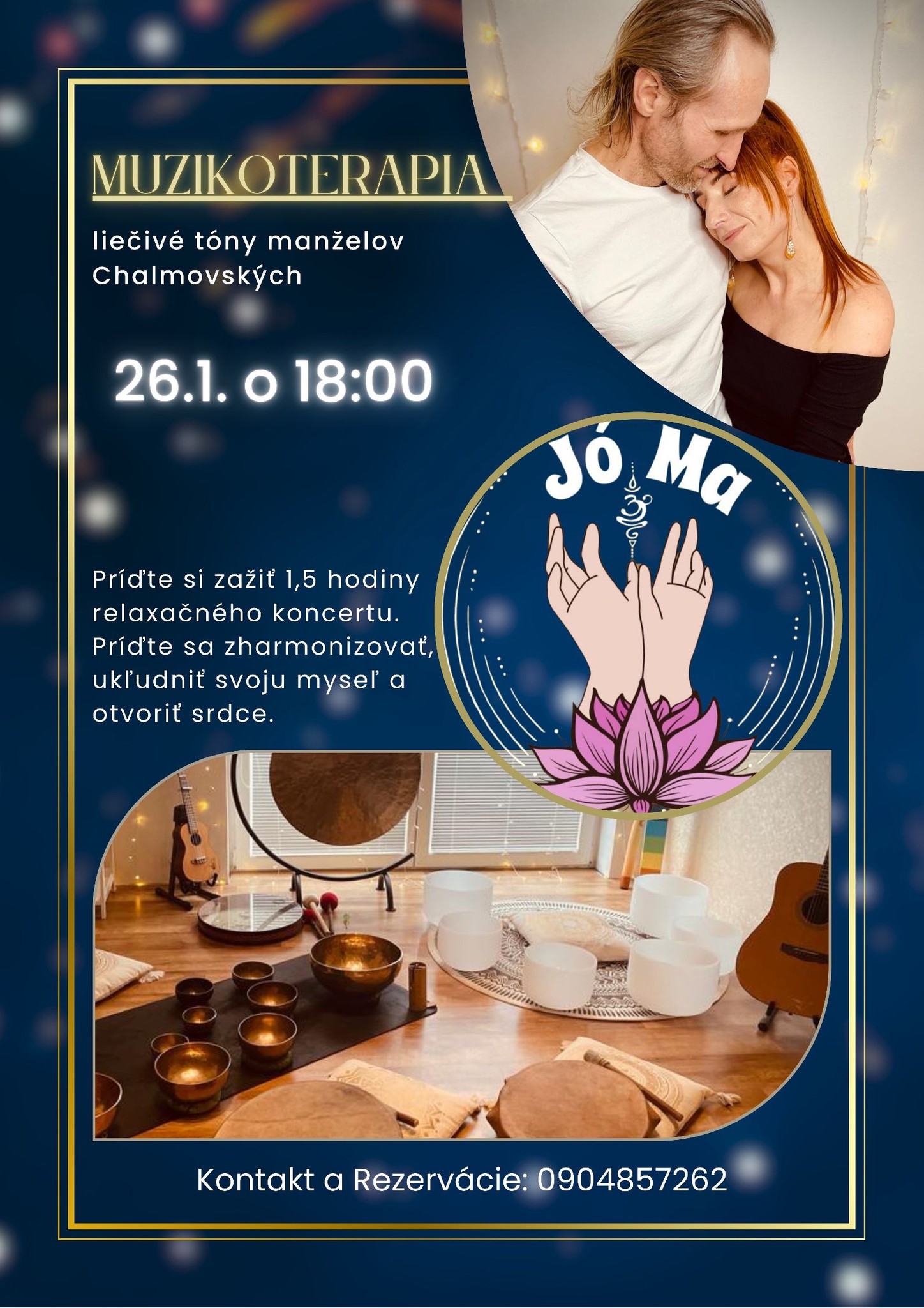 Muzikoterapia - liečivé tóny manželov Chalmovských