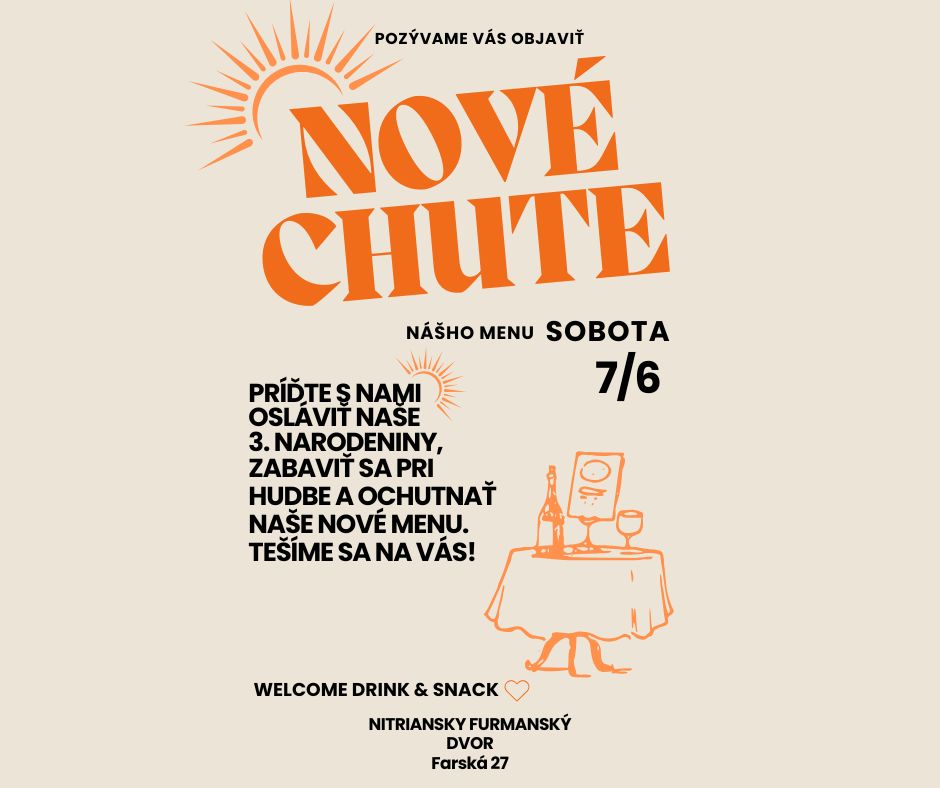 Predstavenie nového menu