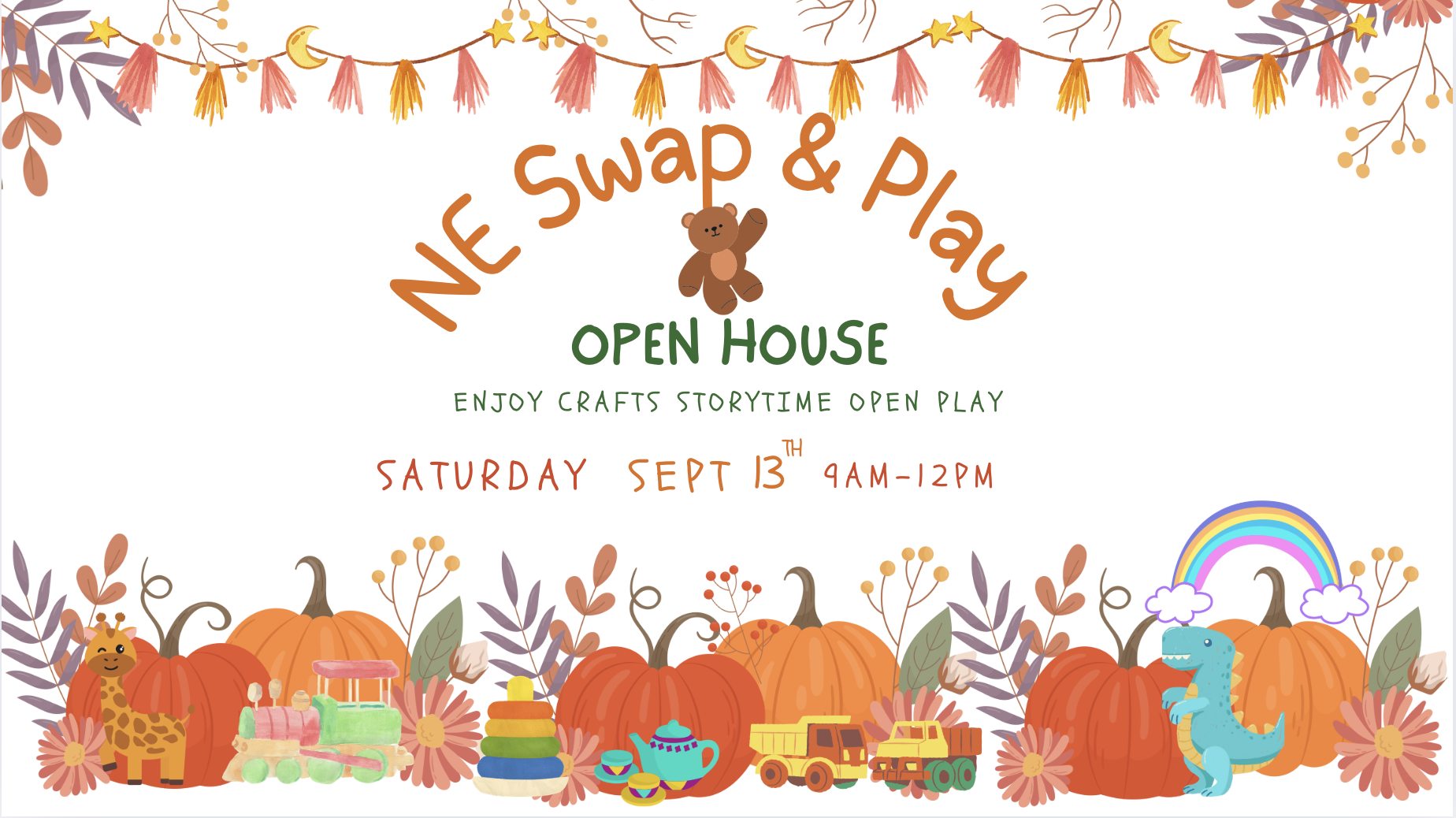 🍁 NE Swap & Play Fall Open House 🍁