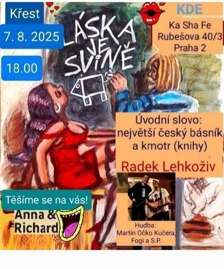 LÁSKA JE SVINĚ, křest knihy