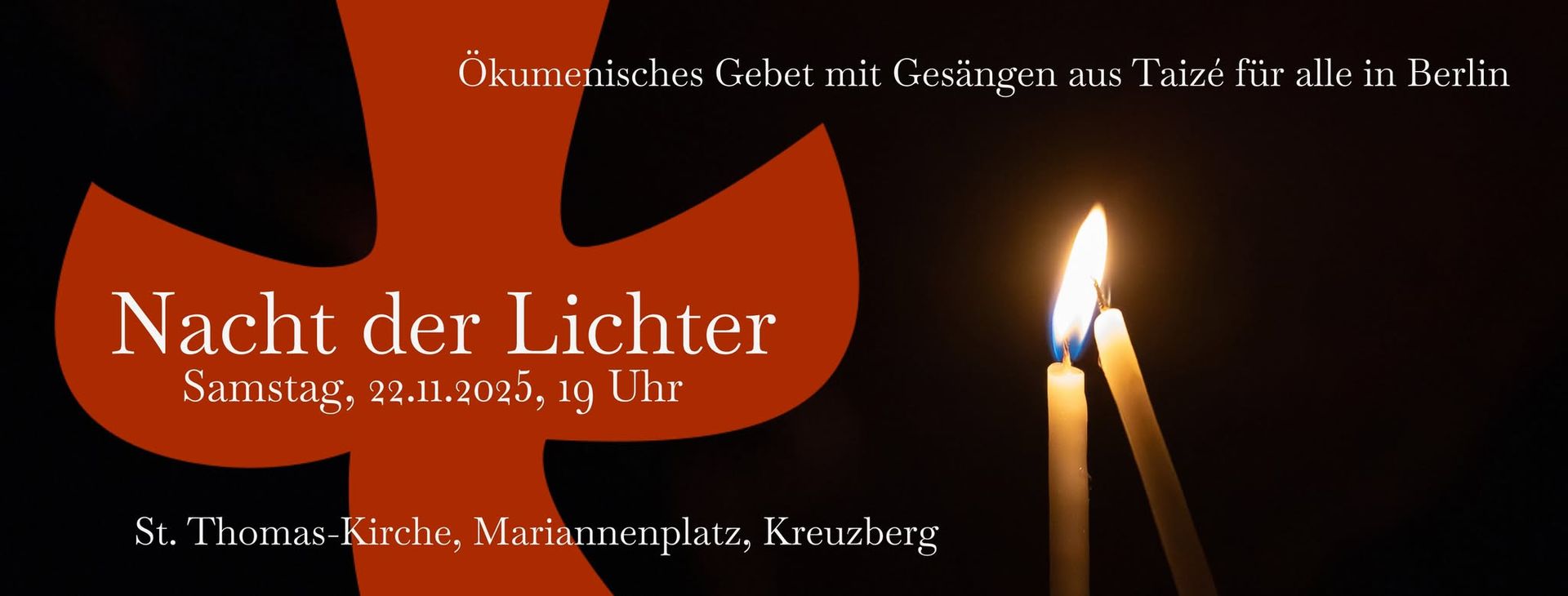 Taizé Nacht der Lichter Berlin 2025