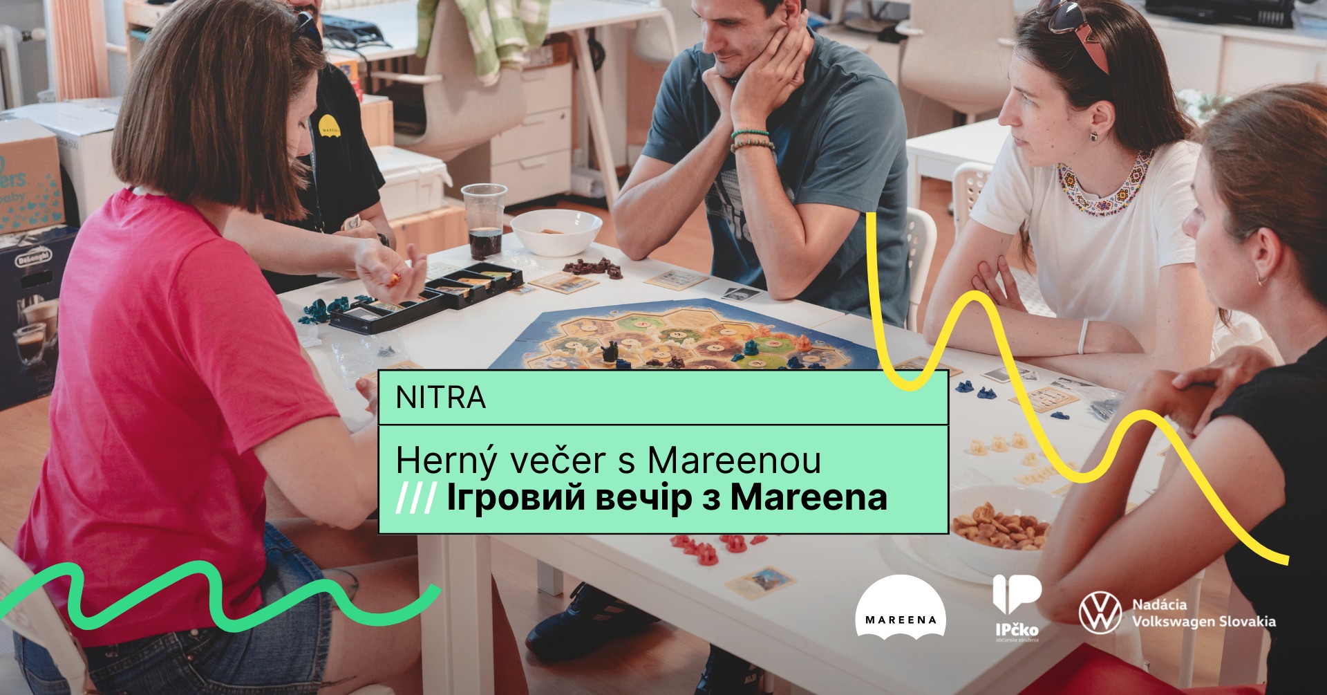 NITRA 🟢 Herný večer s Mareenou 🎲 Ігри вечір з Маріною