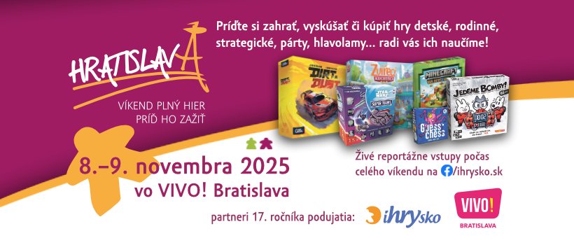 HRAtislava 2025 - sviatok spoločenských hier
